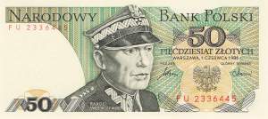 50 Zloty Polen p142c 1986